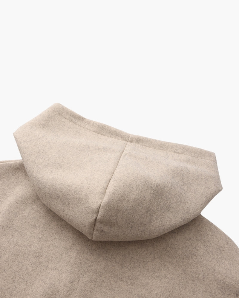 Marlow Wool Zip-Up Jacket with Hood