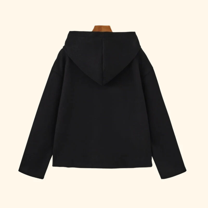 Marlow wool zip-up jacket with hood