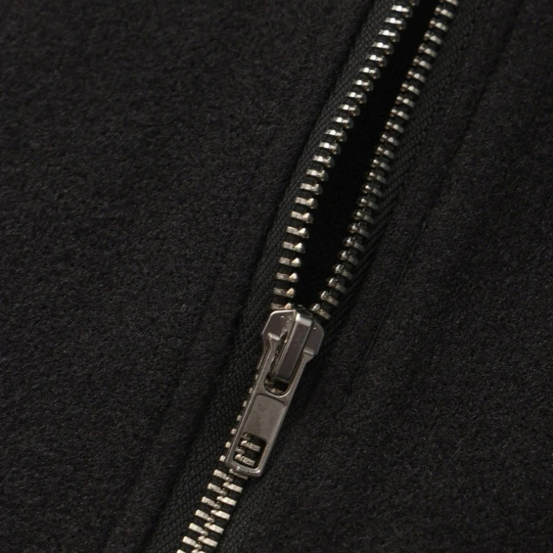 Marlow wool zip-up jacket with hood