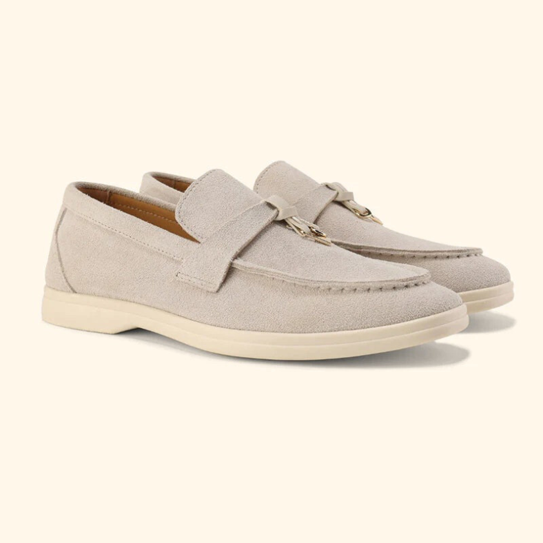 Women's suede loafers