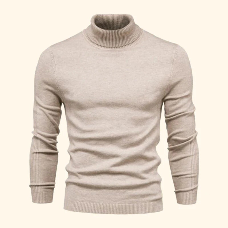Merino wool turtleneck sweater