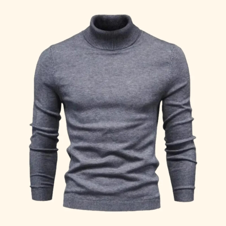 Merino wool turtleneck sweater