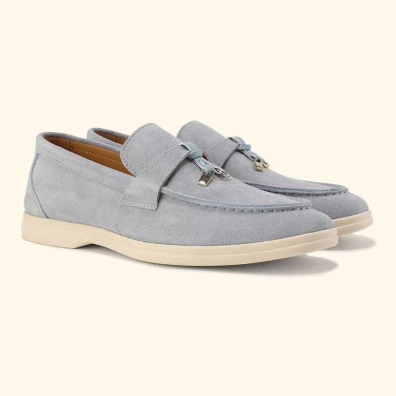 Women's suede loafers