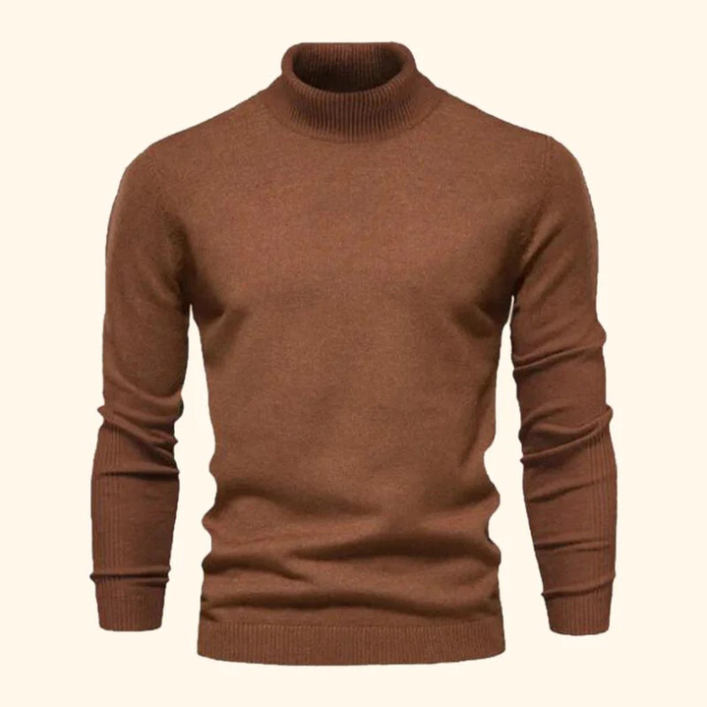 Merino wool turtleneck sweater