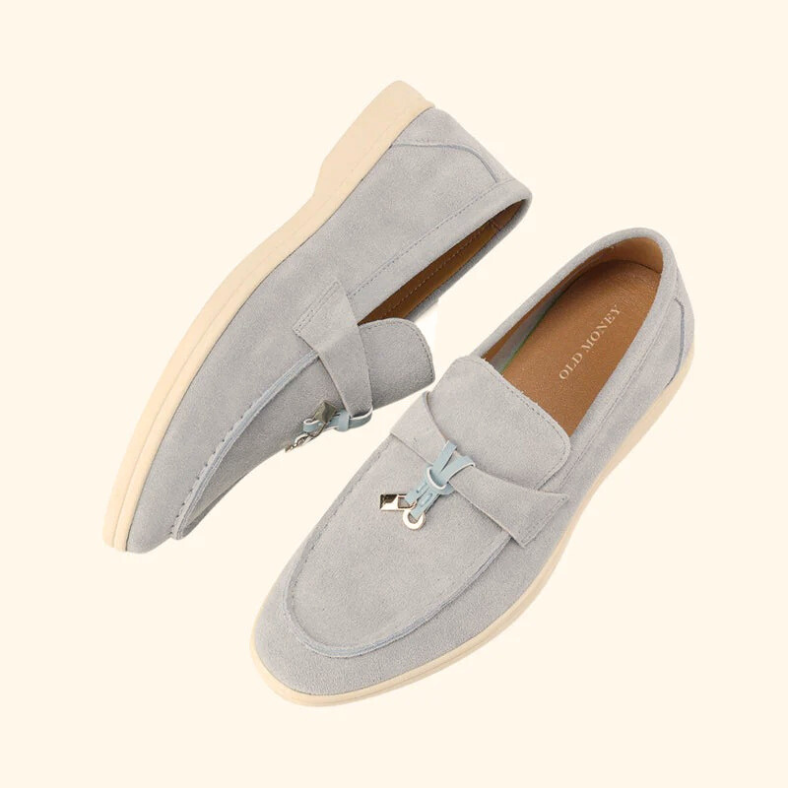 Women's suede loafers