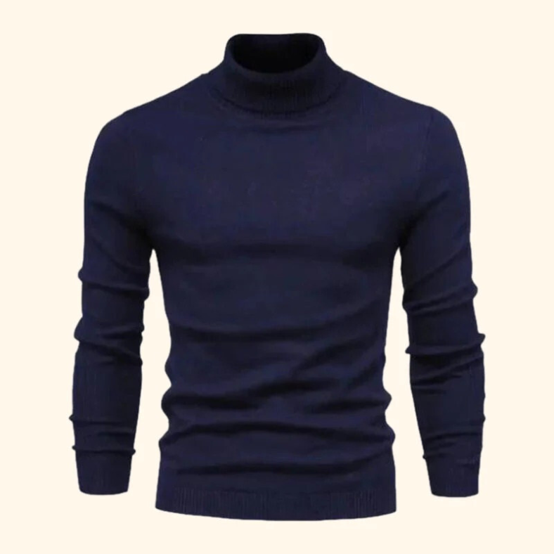 Merino wool turtleneck sweater