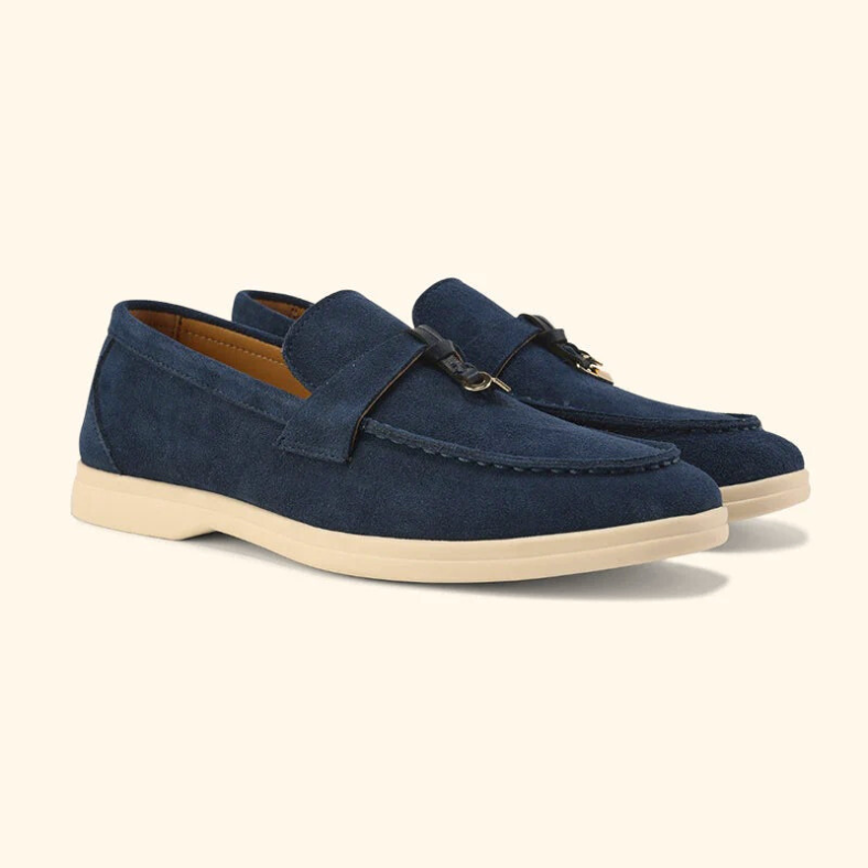 Women's suede loafers
