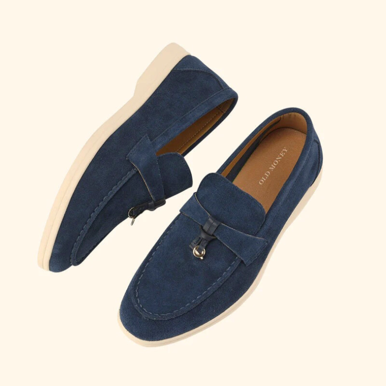 Women's suede loafers
