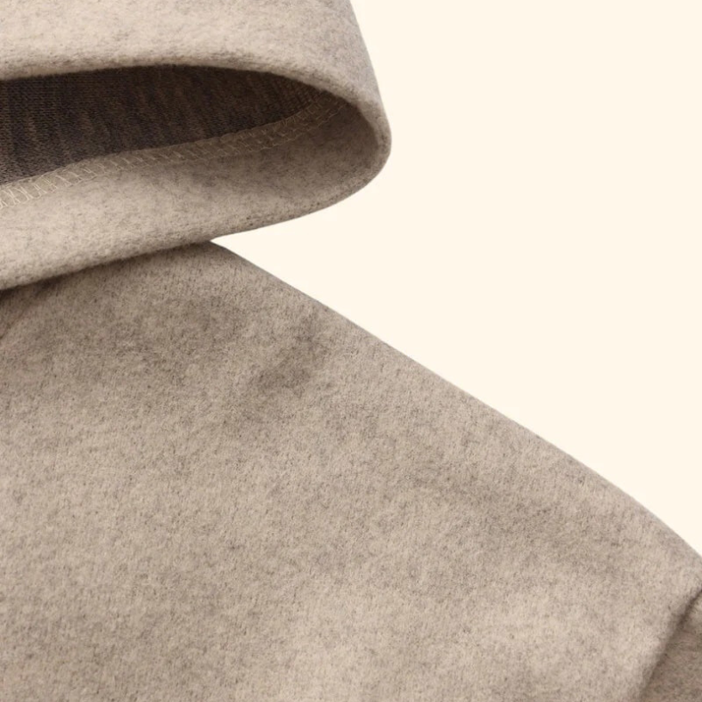 Marlow wool zip-up jacket with hood