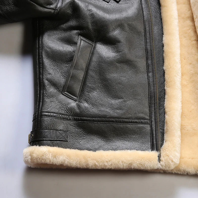 Classic Sheepskin Aviator Jacket
