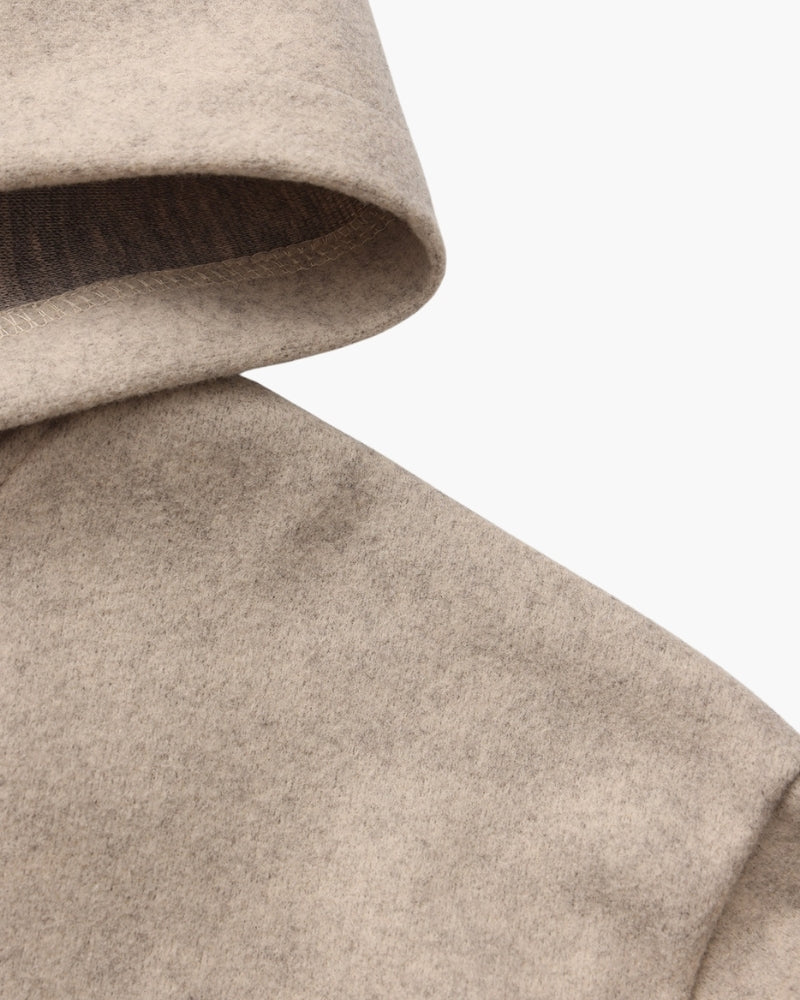 Marlow Wool Zip-Up Jacket with Hood