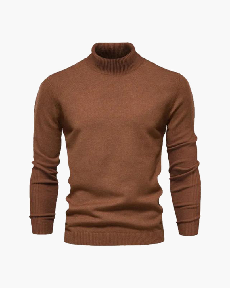 Merino Wool Turtleneck Sweater