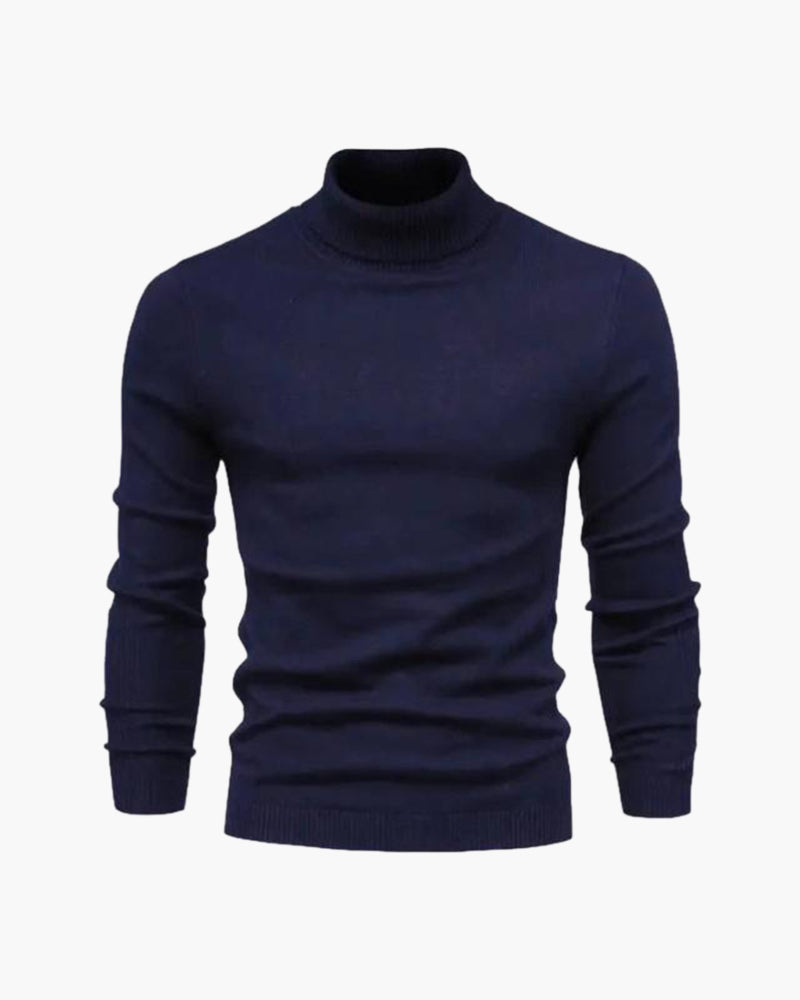 Merino Wool Turtleneck Sweater