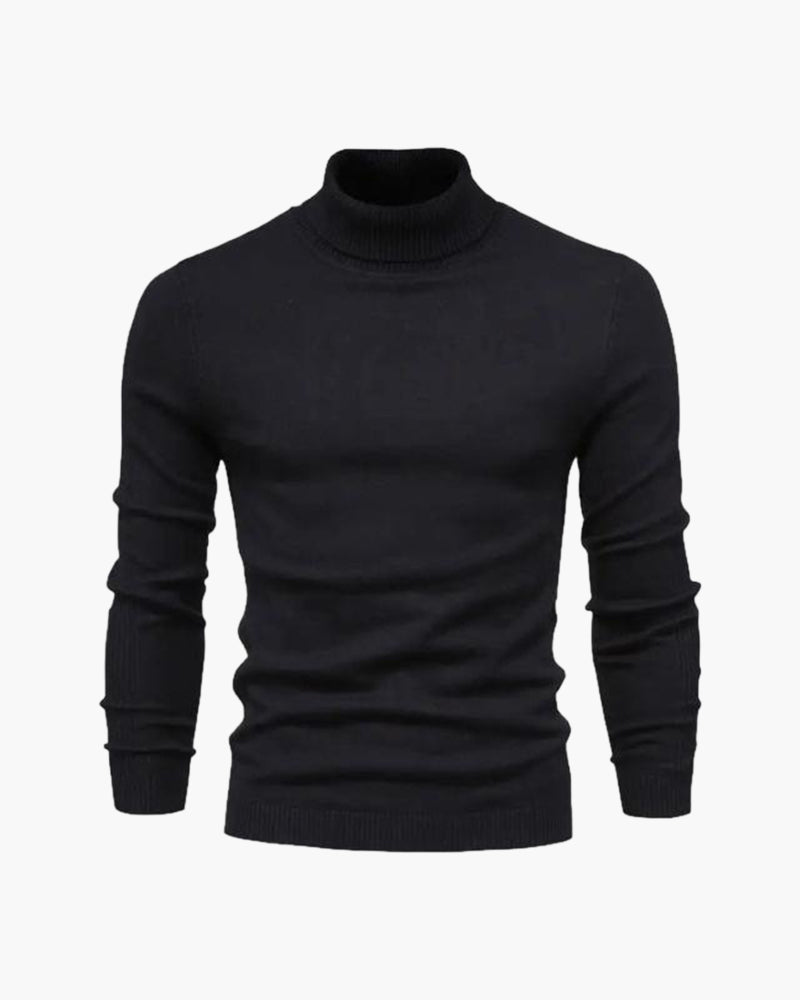 Merino Wool Turtleneck Sweater