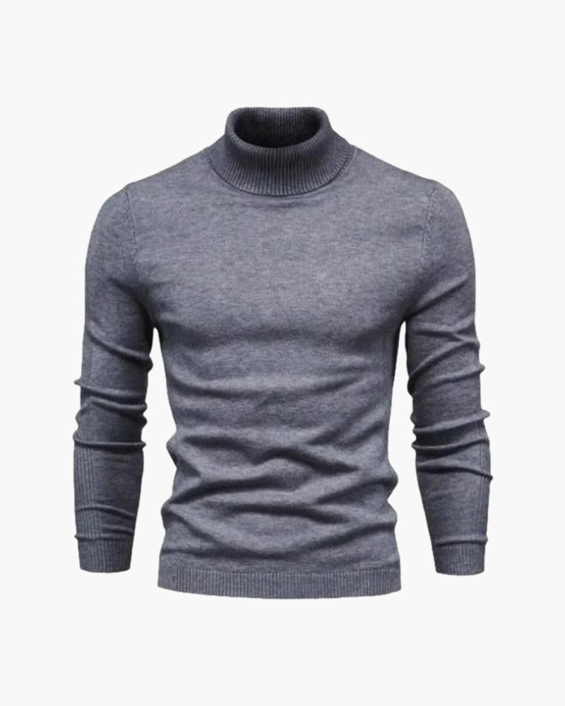 Merino Wool Turtleneck Sweater