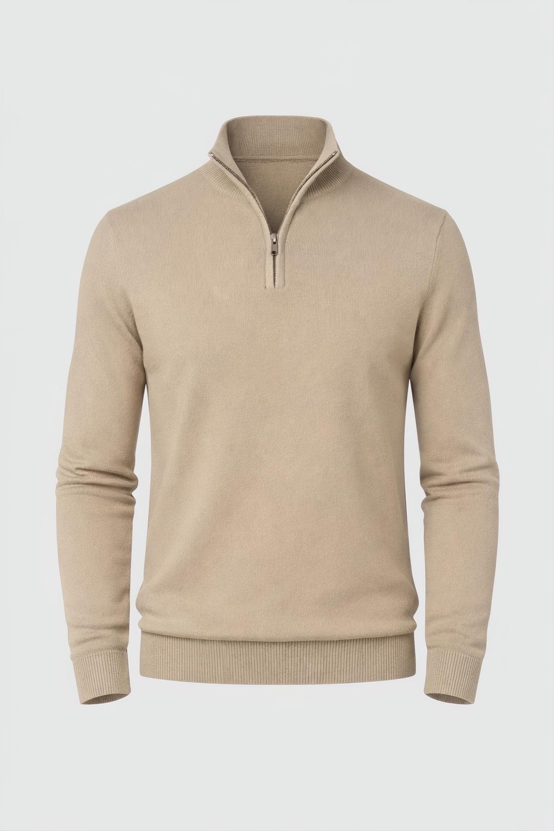 Men's Jumper - Classic Half-Zip Style | Casual
