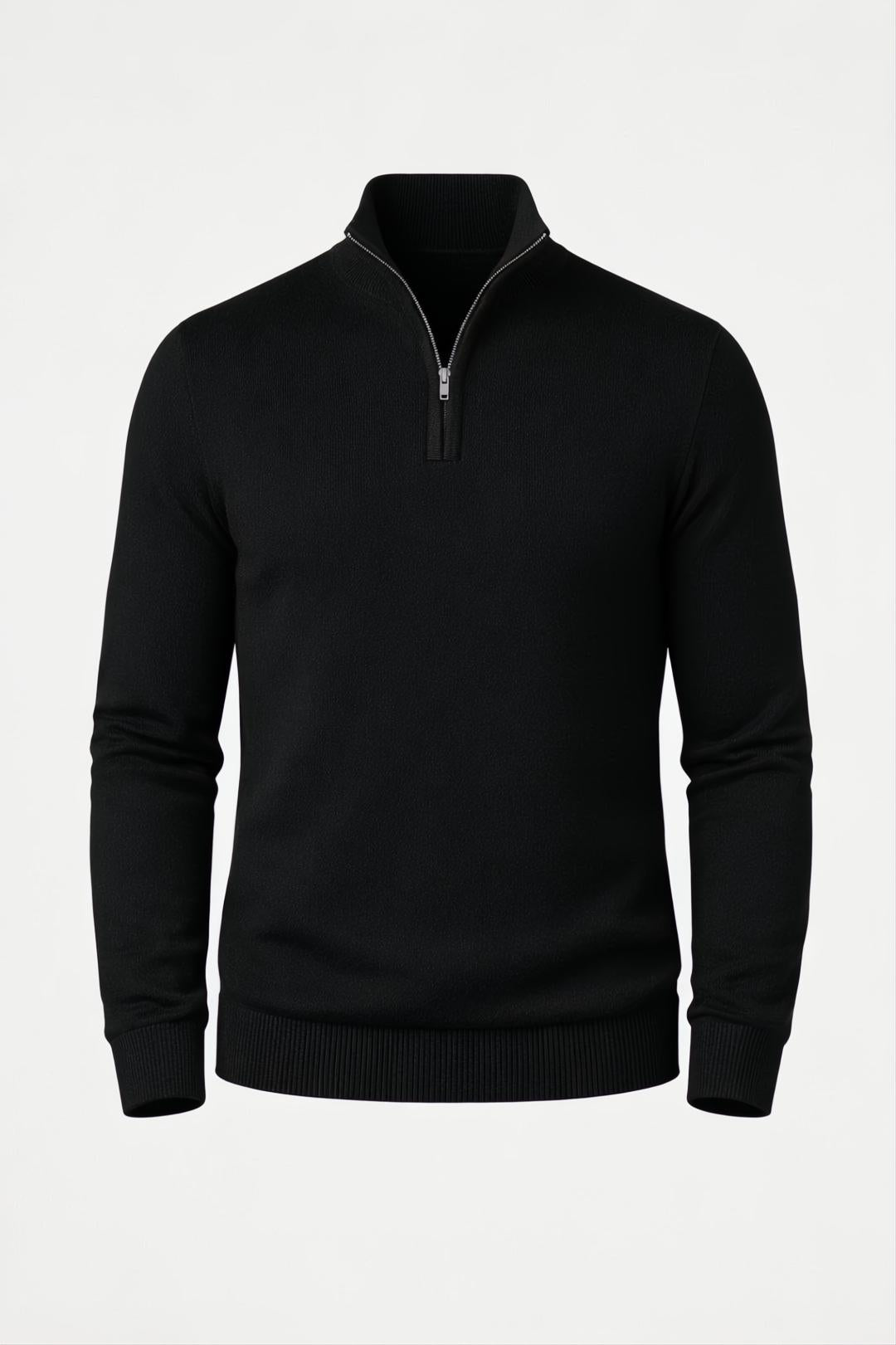 Men's Jumper - Classic Half-Zip Style | Casual