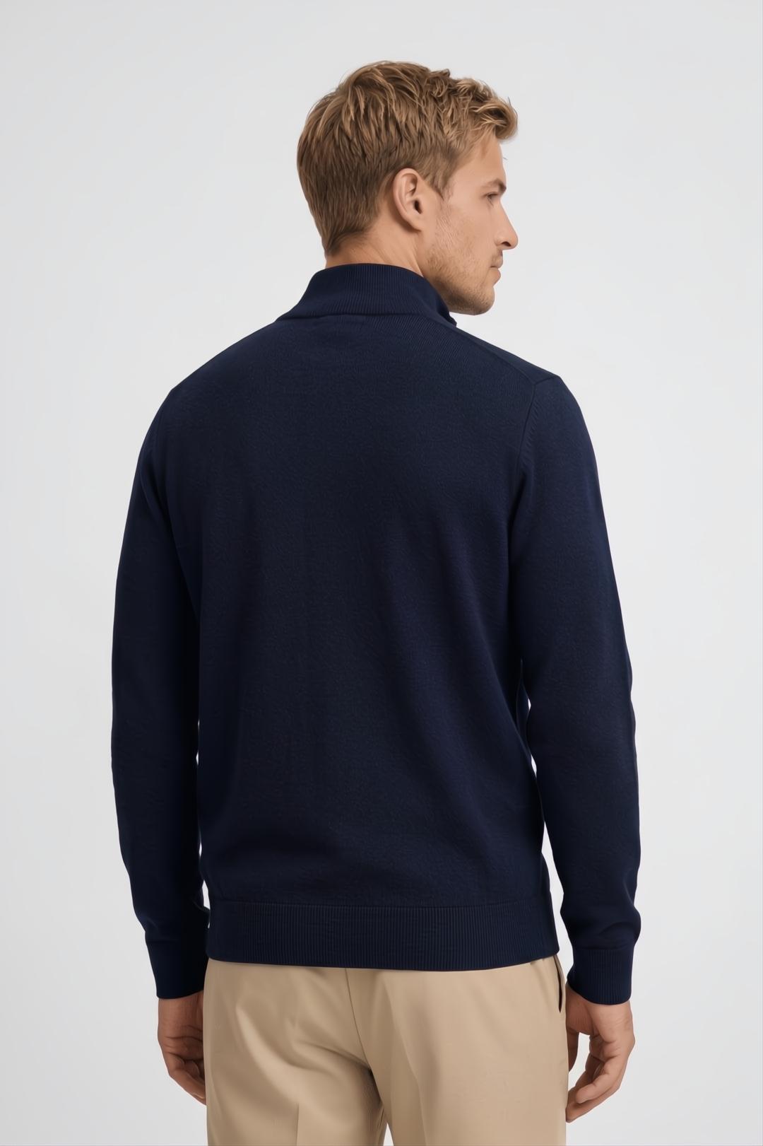 Men's Jumper - Classic Half-Zip Style | Casual