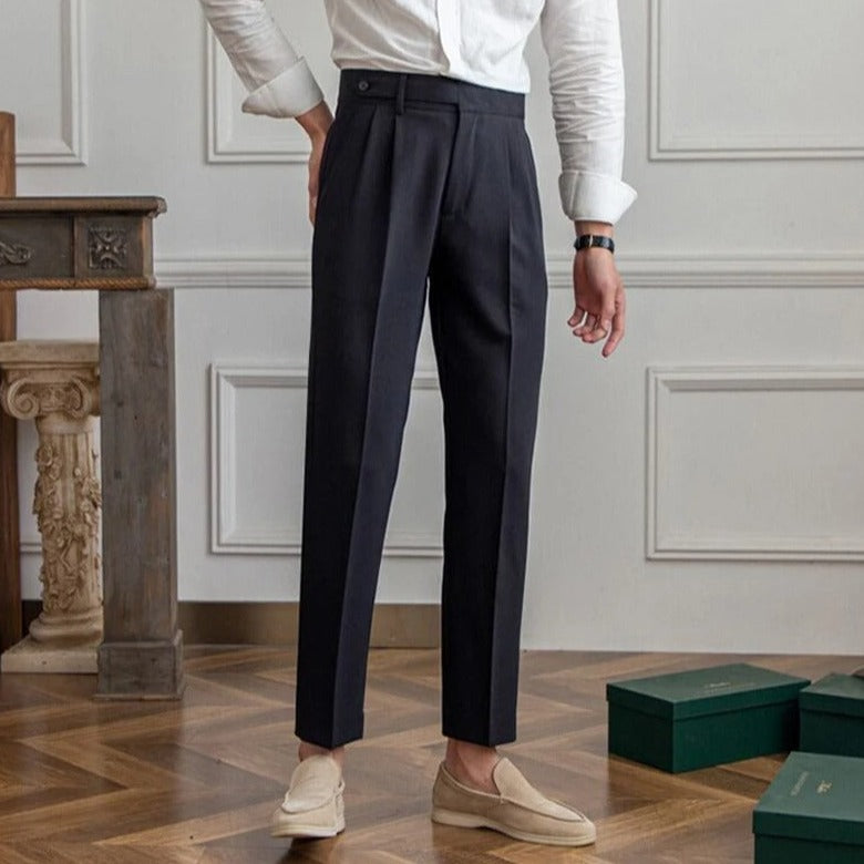 Slim-Fit Tailored Trousers